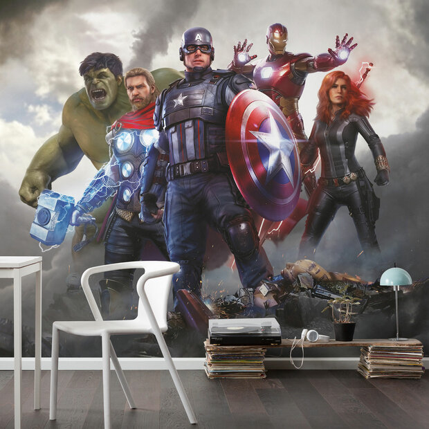 Avengers fotobehang Working Together