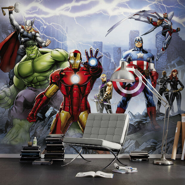 Avengers fotobehang Ultimate Warriors