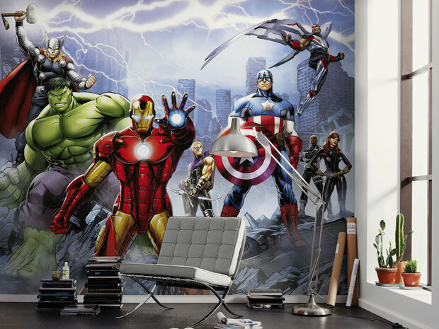 Avengers fotobehang Ultimate Warriors