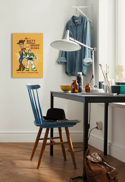 Toy Story canvas schilderij Buzz en Woody