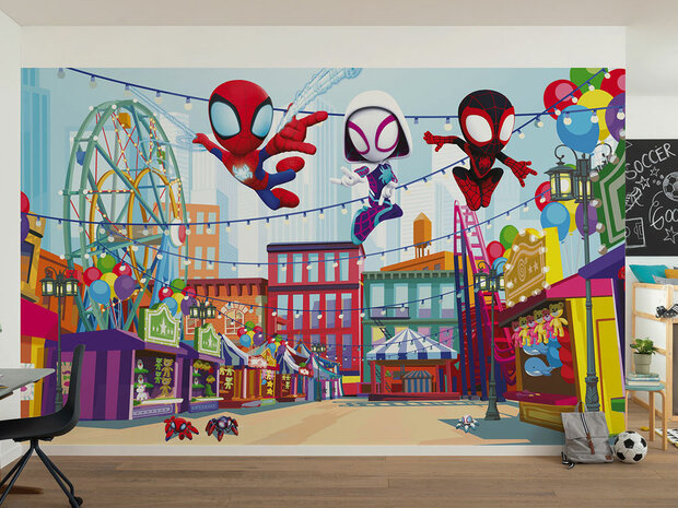 Spidey fotobehang Theme Park