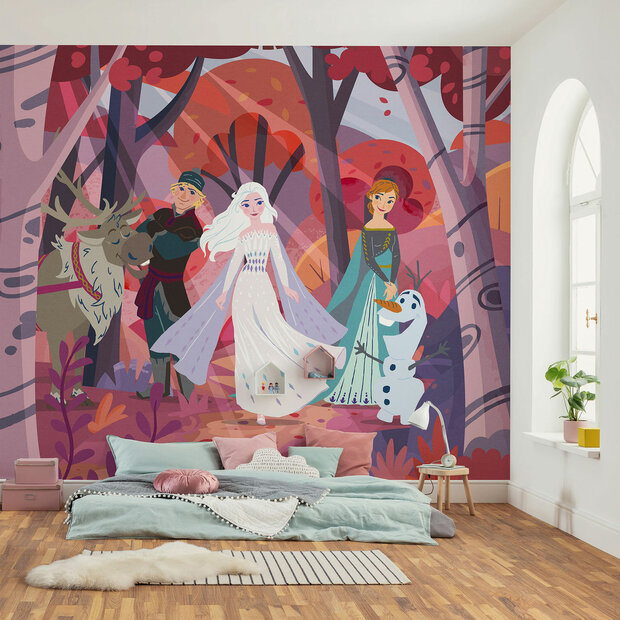Frozen Forest fotobehang Friendship