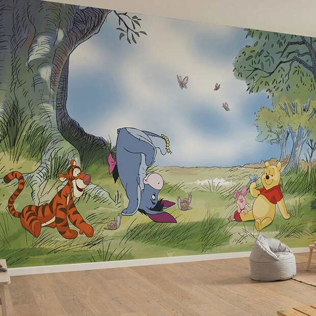 Winnie the Pooh fotobehang Friendly Day