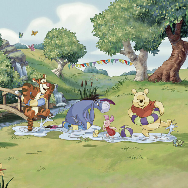 Winnie the Pooh fotobehang Friendship and Fun