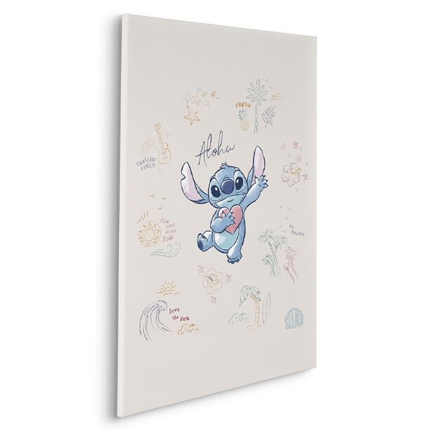Lilo en Stitch canvas schilderij Aloha
