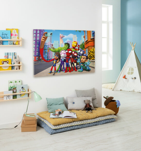 Spidey canvas schilderij Selfie L