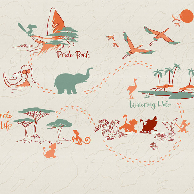 Lion King fotobehang Circle of Life
