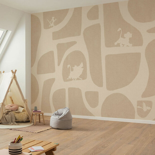 Lion King fotobehang Shapes