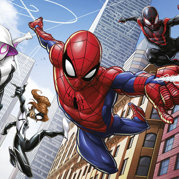 Spiderman fotobehang Web Friends