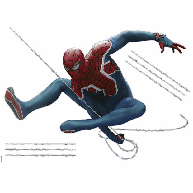 Spiderman muurstickers Epic Swinging