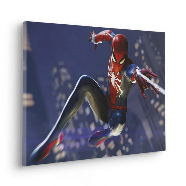 Spiderman canvas schilderij Web Shoot