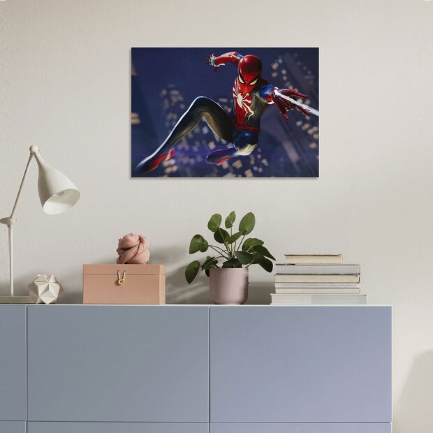 Spiderman canvas schilderij Web Shoot