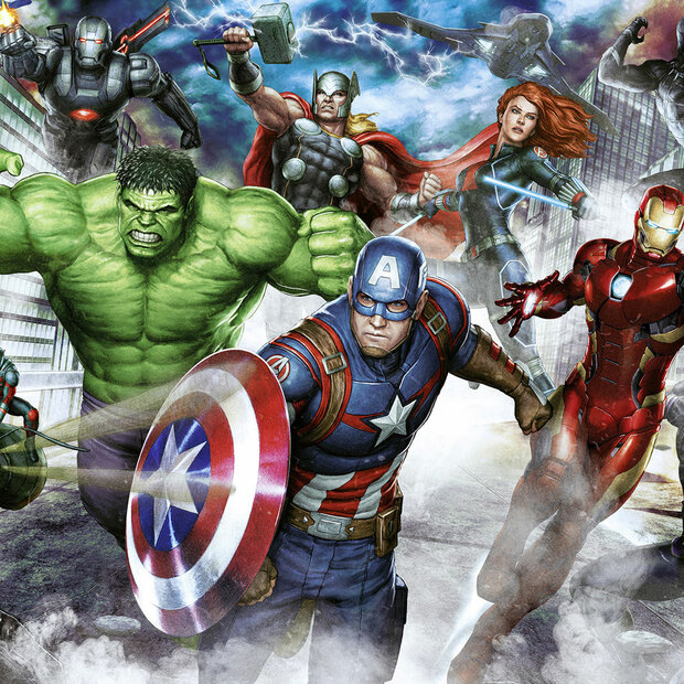 Avengers fotobehang Assemble