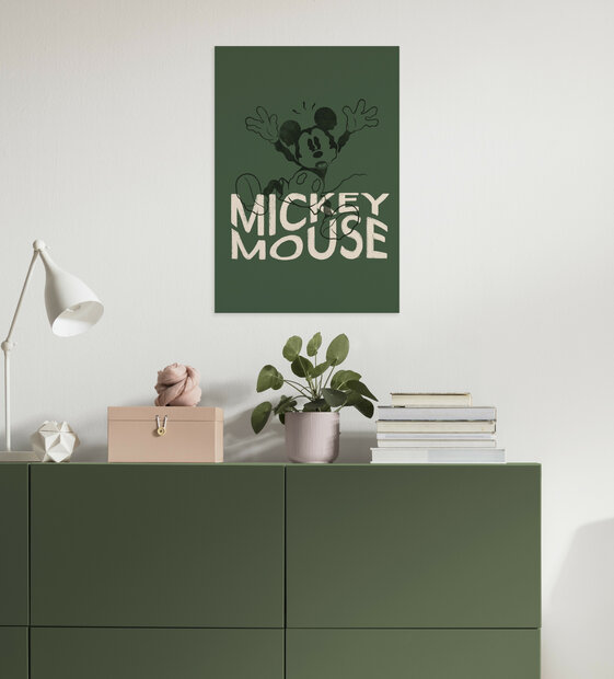 Mickey Mouse canvas schilderij Wavy