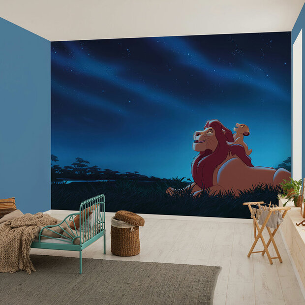 Lion King fotobehang Sterrenkijken