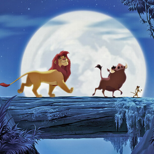 Lion King fotobehang Volle Maan