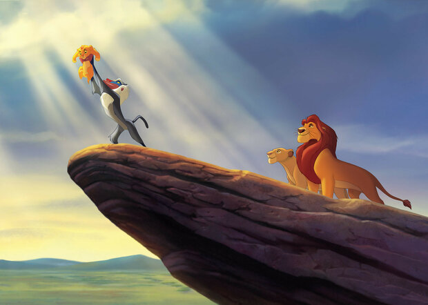 Lion King fotobehang The New King