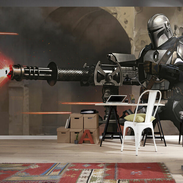 Mandalorian fotobehang Blaster