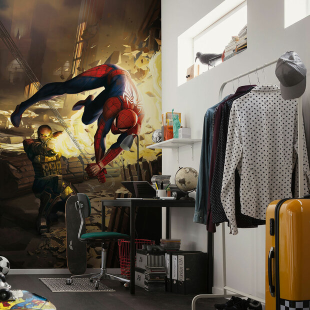 Spiderman fotobehang Dodge