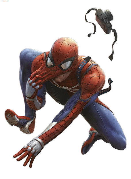 Spiderman muursticker Camera