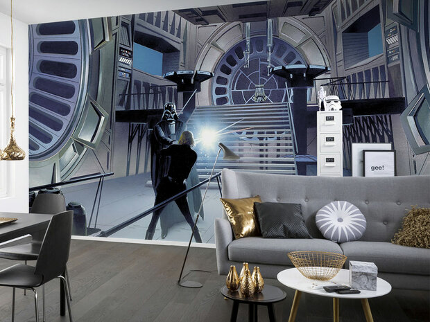 Star Wars Classic fotobehang RMQ Duell Throne Room