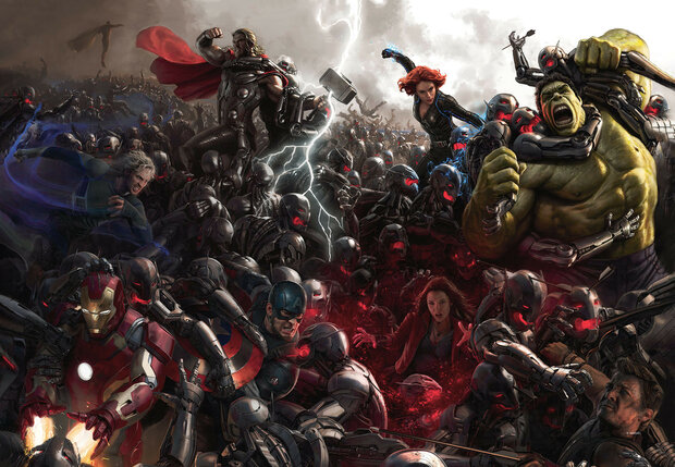 Avengers canvas schilderij Avengers War