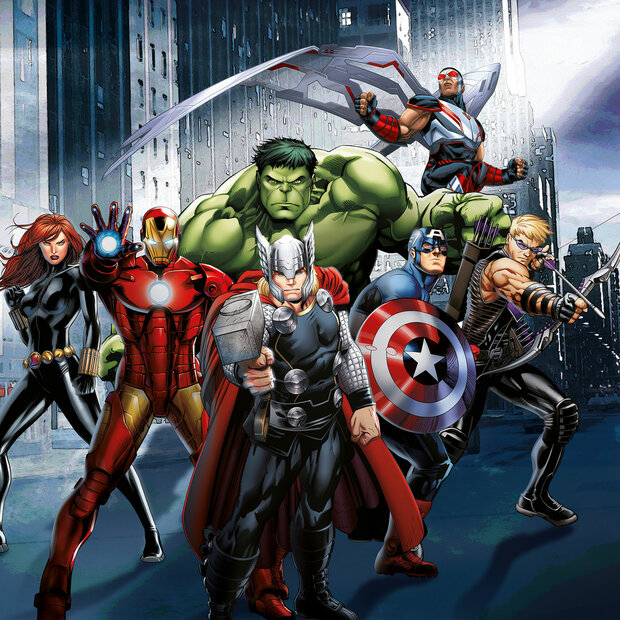 Avengers behang City XL