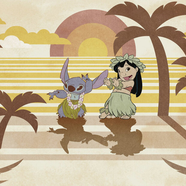 Lilo en Stitch fotobehang Hula Harmony