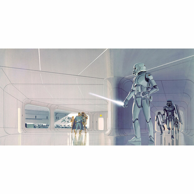 Star Wars Classic fotobehang RMQ Stormtrooper Hallway