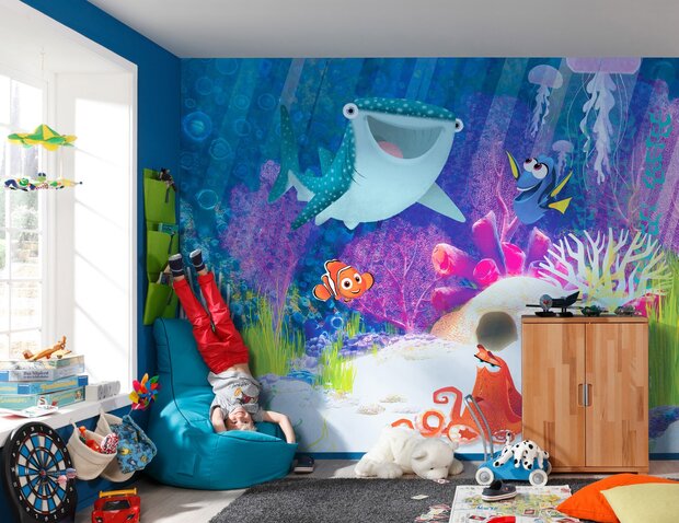 Finding Dory behang Aqua Party