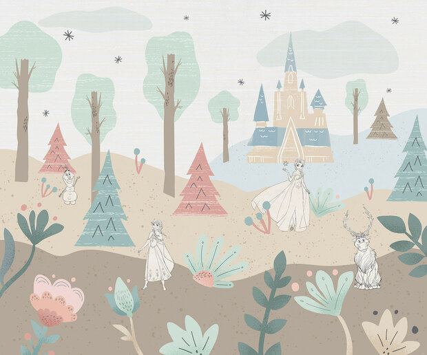 Frozen fotobehang Castle Playground