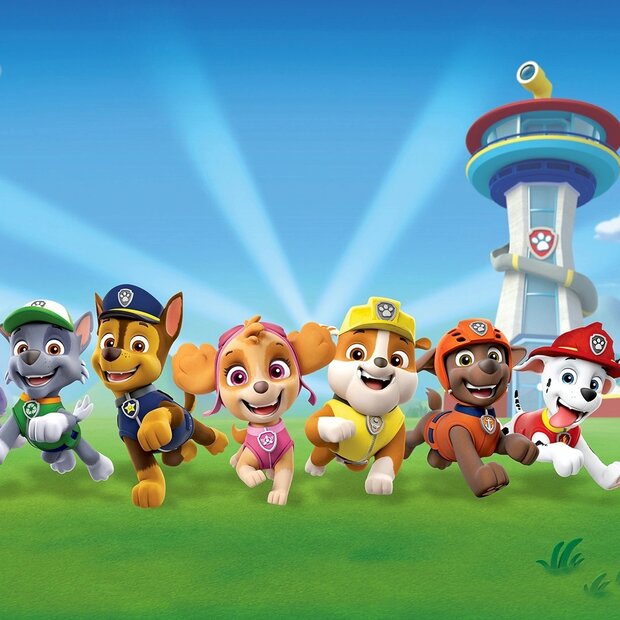 Paw Patrol behang Team XL