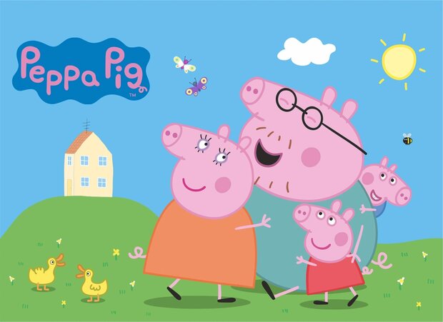 Peppa Pig fotobehang XL