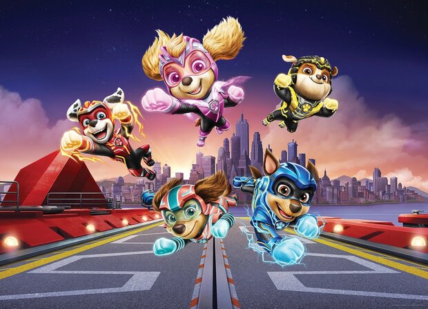 Paw Patrol behang Mighty Movie Megapups XL