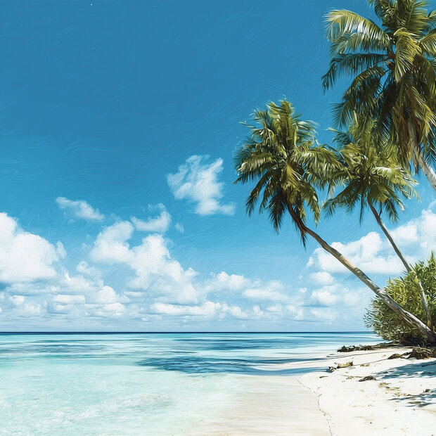 Tropisch Strand fotobehang V33