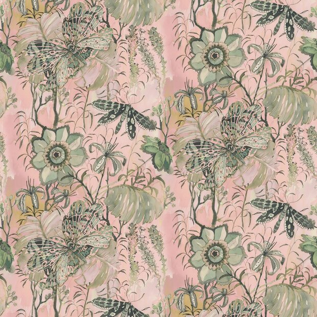 Bloemen fotobehang Flower Chain