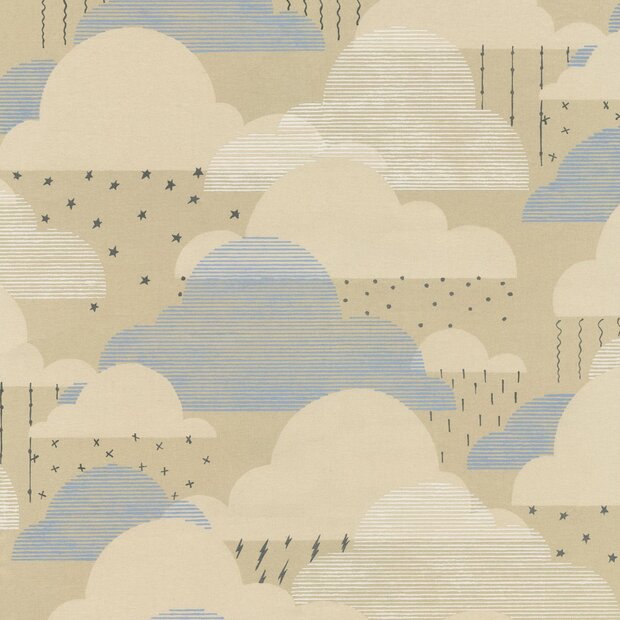 Kinderkamer behang Happy Clouds