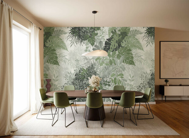 Bladeren fotobehang Buissons