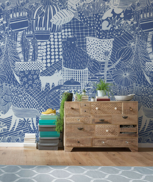 Katten fotobehang Feline