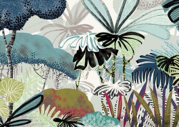 Jolly Jungle fotobehang 350x250cm