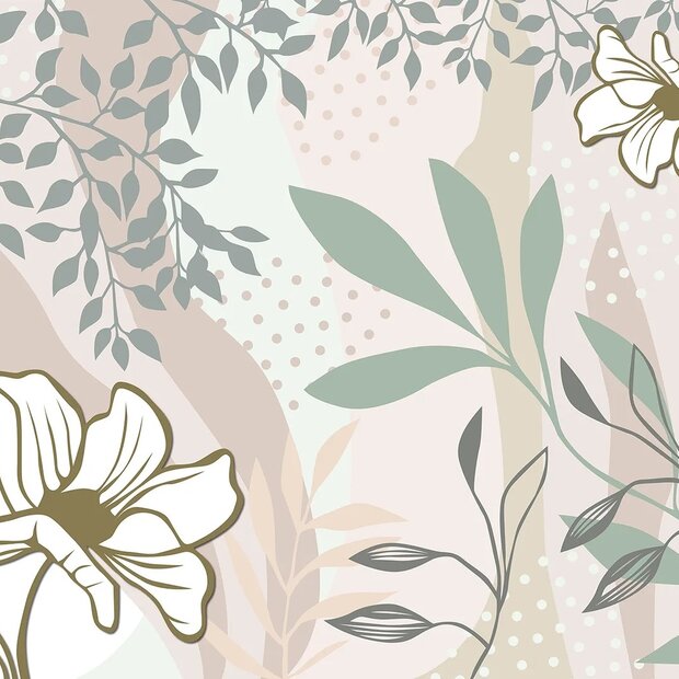 Bloemen fotobehang Vector Flowers