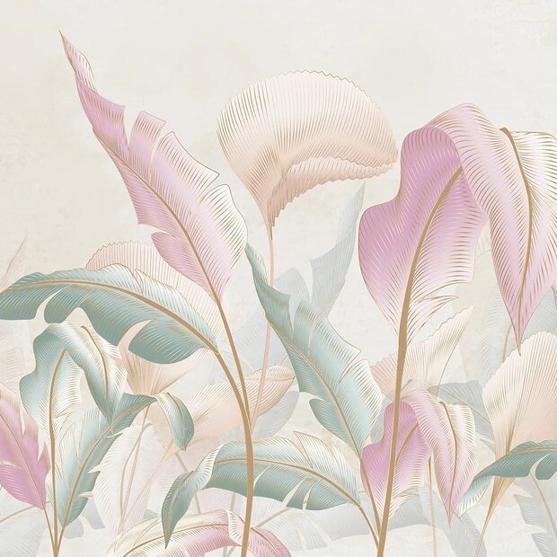 Exotic Leaves fotobehang XL