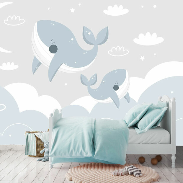 Walvissen fotobehang Babykamer XL