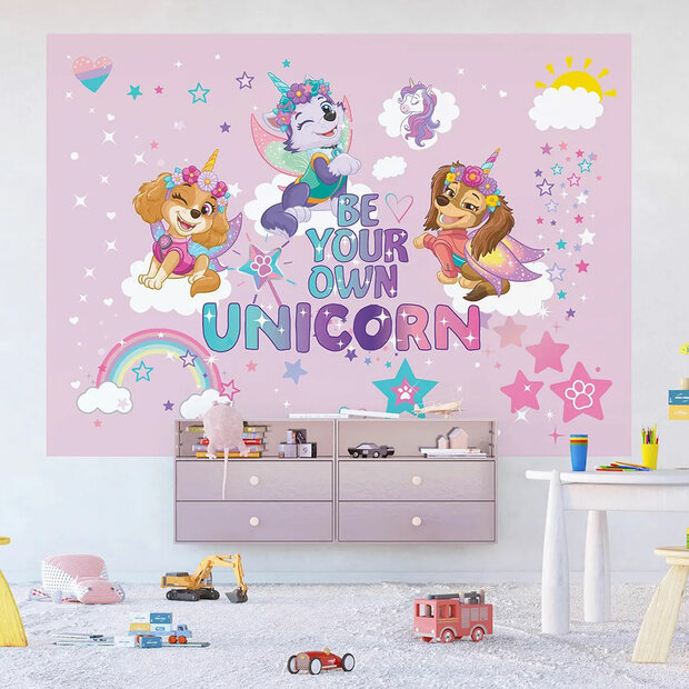 Paw Patrol Unicorn fotobehang L