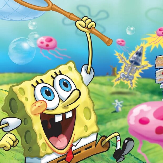 SpongeBob fotobehang Jellyfish Fields 