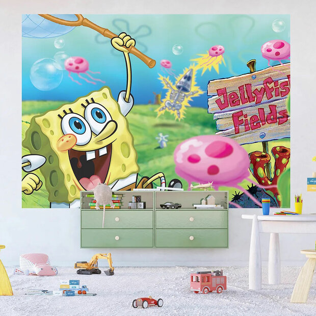 SpongeBob fotobehang Jellyfish Fields 