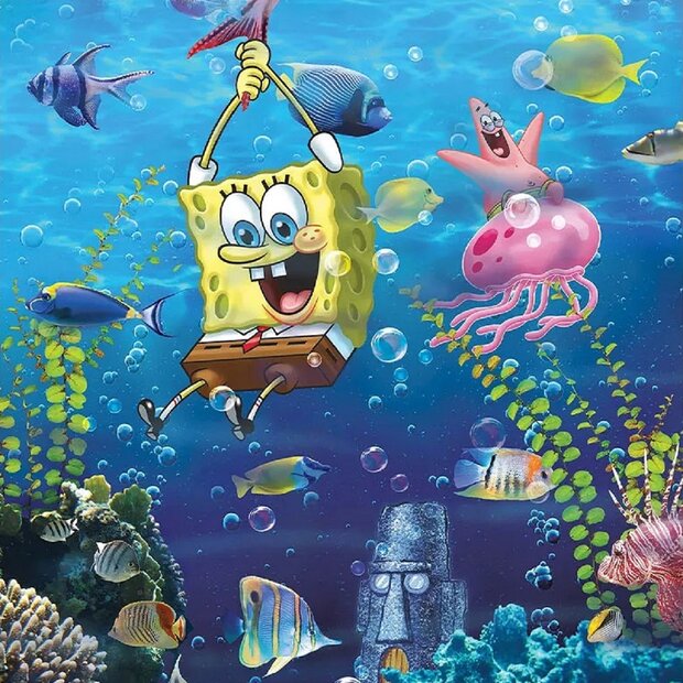 SpongeBob fotobehang Onderwater