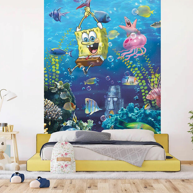 SpongeBob fotobehang Onderwater