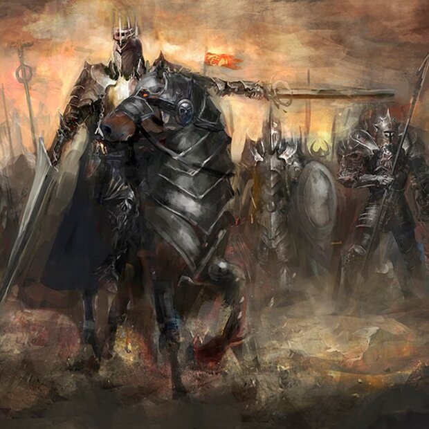Black Rider Fantasy fotobehang