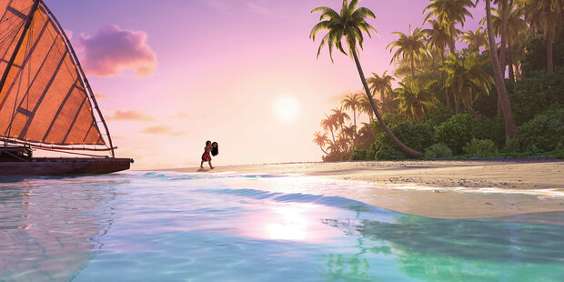 Vaiana fotobehang Ocean Spirit